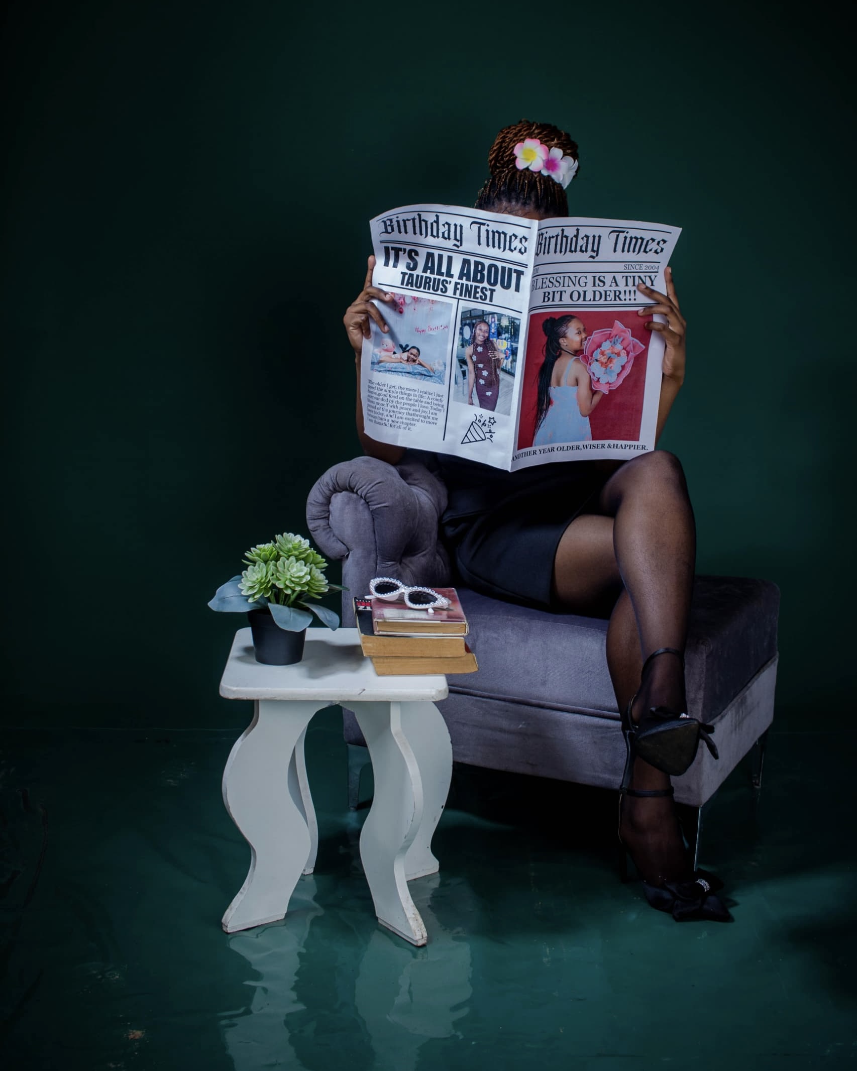 Newspaper-style graphic design by Mkid Designs, Harare — example 3